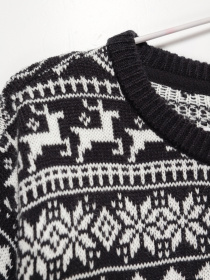 Джемпер Blend модель 20711612_чорний з білим Джемпер Blend модель 20711612_чорний з білим Фото