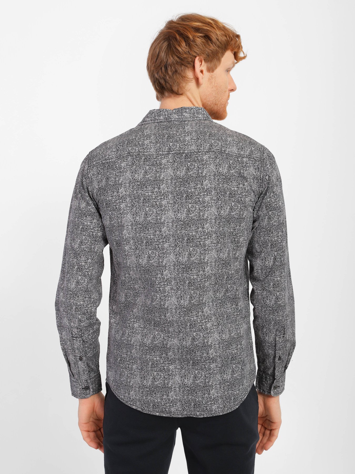 Рубашка Blend модель 20702985_сірий комб. Фото