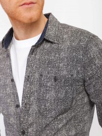 Рубашка повседневная Blend модель 20702985_сірий комб. Фото