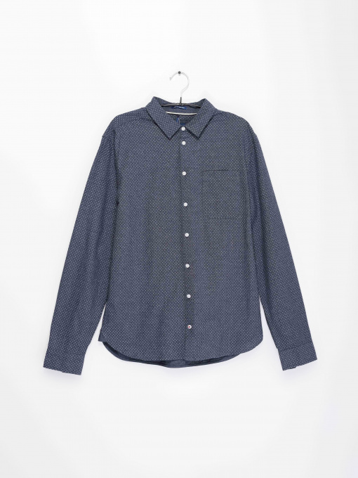 Рубашка повседневная Blend модель 20712508_синій з білим Фото