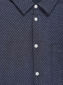 Сорочка повсякденна Blend модель 20712508_синій з білим Фото