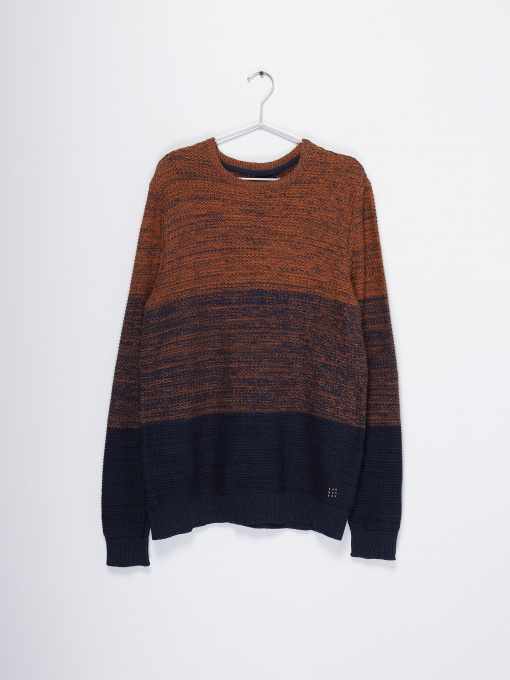 Джемпер Blend модель 20712649_гірчичний з синім Фото