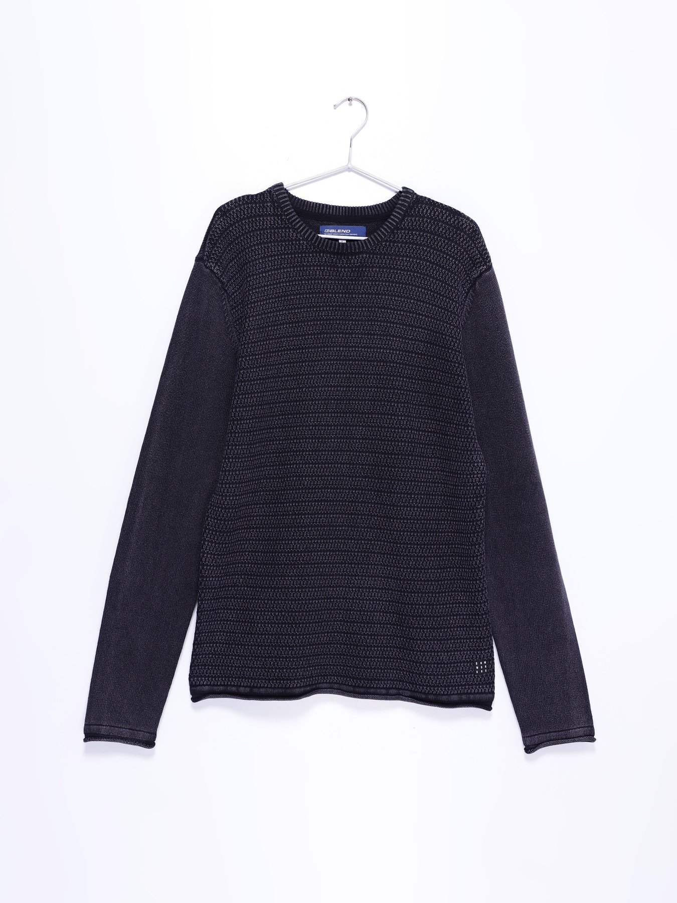 Джемпер Blend модель 20712894_чорний комб. Фото