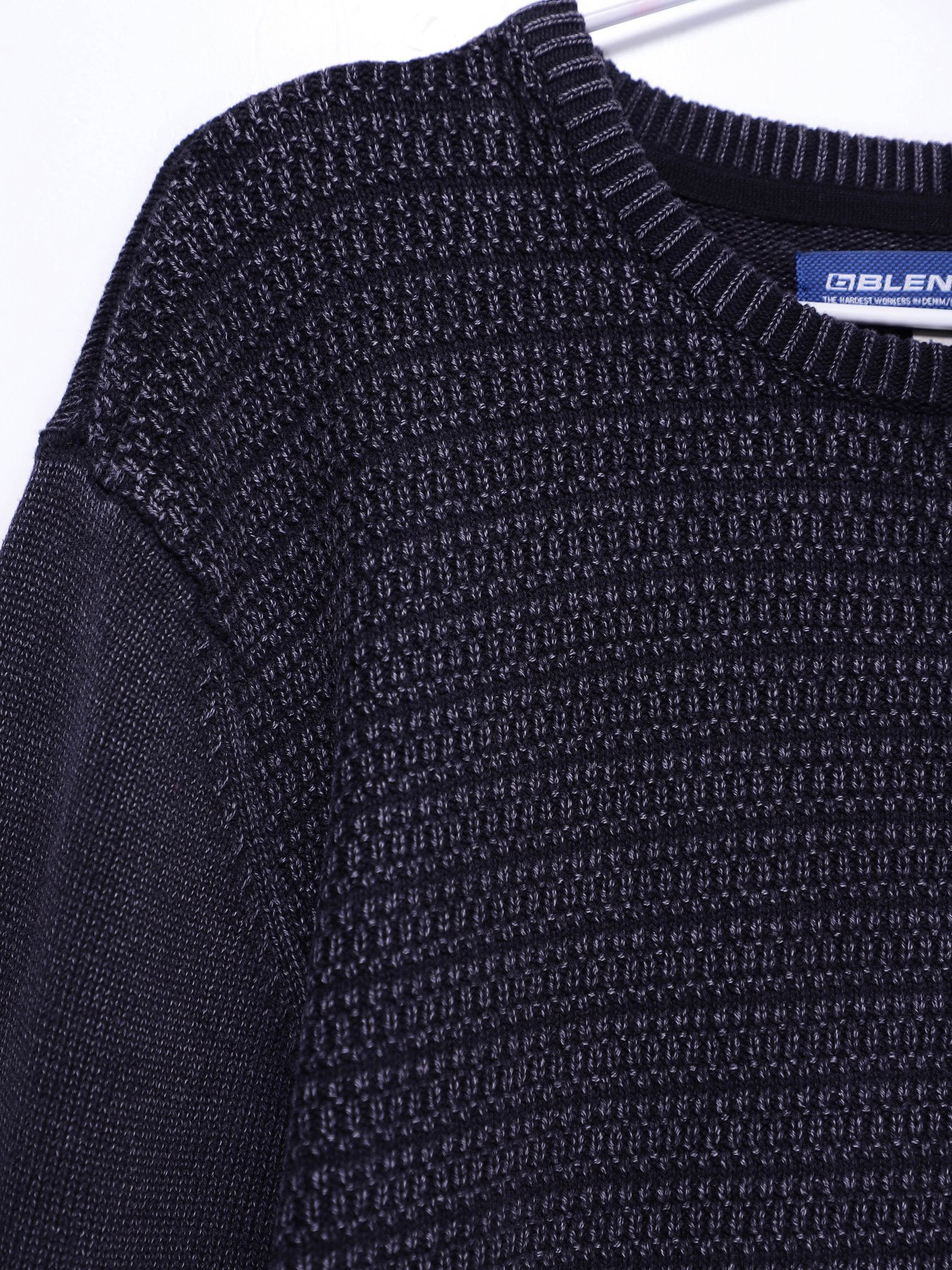 Джемпер Blend модель 20712894_чорний комб. Фото