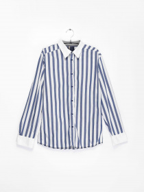 Сорочка повсякденна Blend модель 2506112_білий з синім Фото