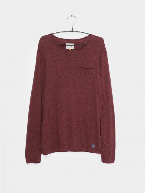 Джемпер Blend модель 50705107_бордовий комб. Фото