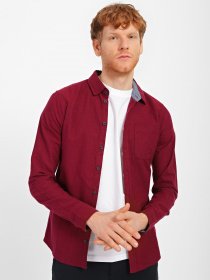 Рубашка Blend модель 20703930_бордовий Фото