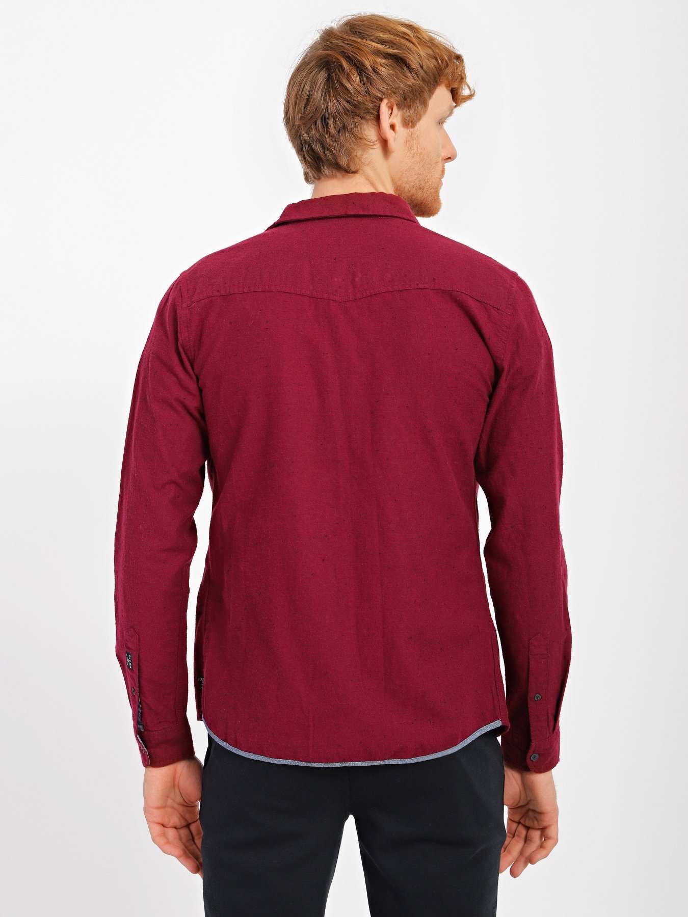 Сорочка повсякденна Blend модель 20703930_бордовий Фото
