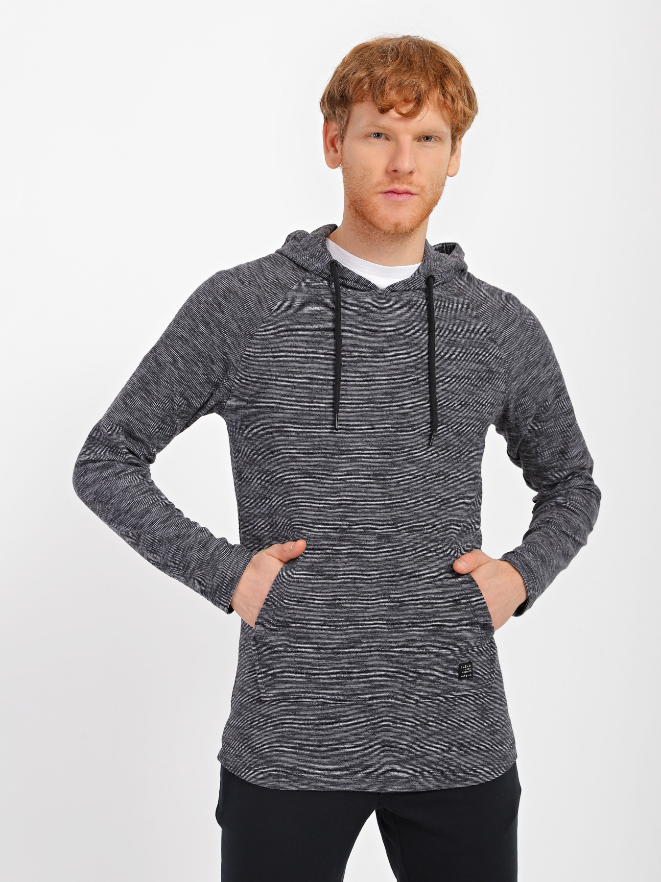 Худі Blend модель 20703998_чорний комб. Худі Blend модель 20703998_чорний комб. Фото