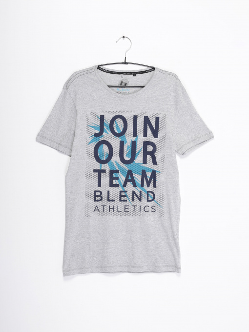Футболка Blend модель 20704211_сірий комб. Фото