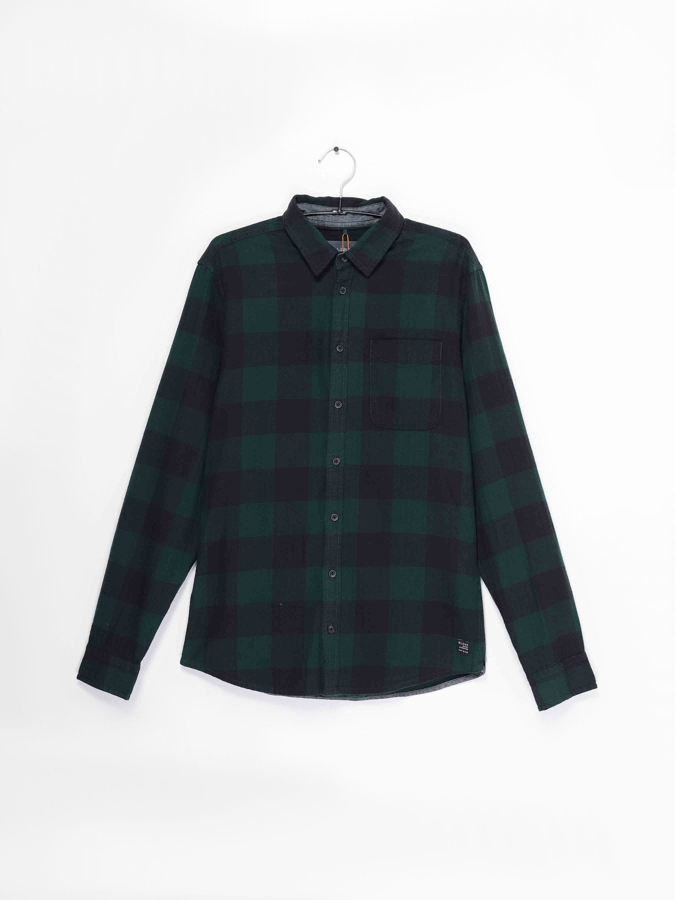 Рубашка Blend модель 20704430_т.зелений комб. Фото