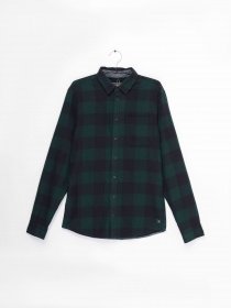 Сорочка повсякденна Blend модель 20704430_т.зелений комб. Фото