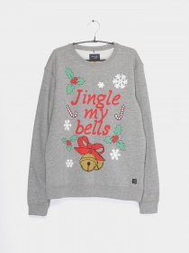 Свитшот Blend модель 20704543_сірий комб. Фото