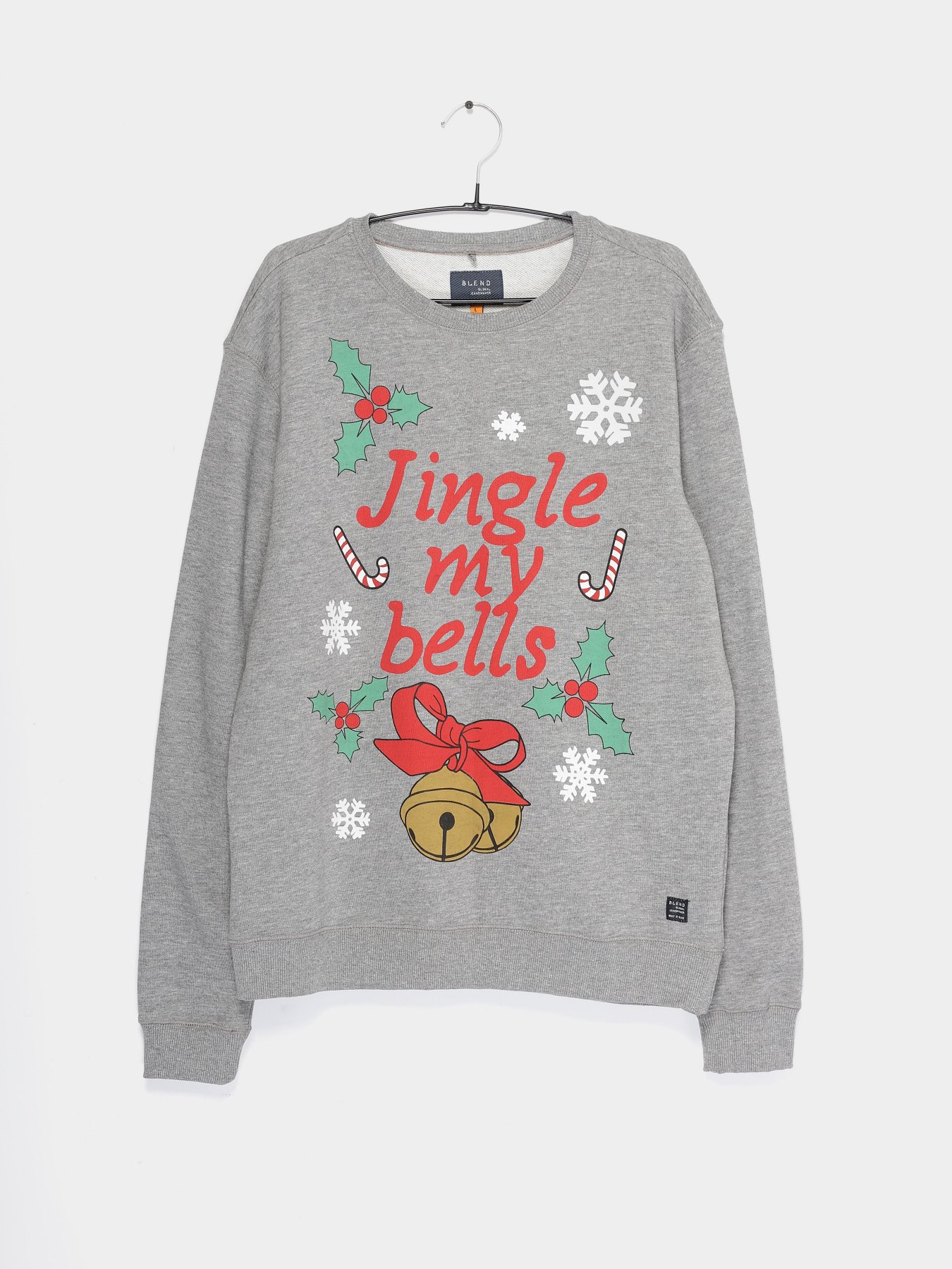 Світшот Blend модель 20704543_сірий комб. Фото