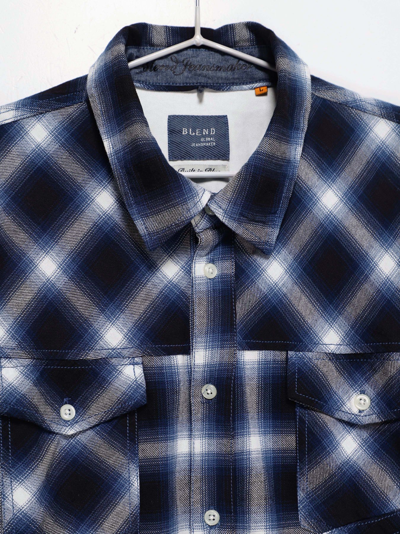 Сорочка повсякденна Blend модель 20700785_комб. Фото