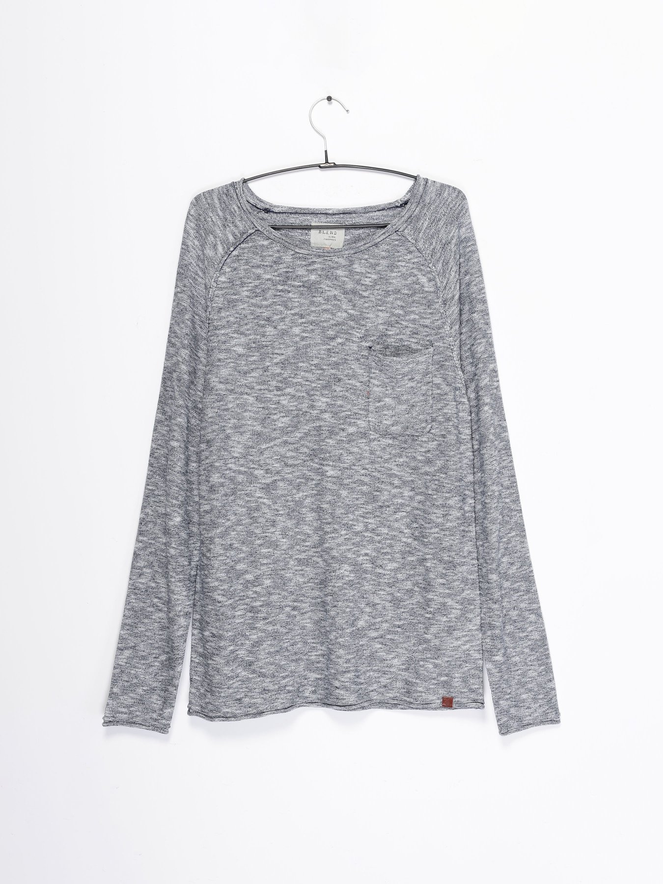 Джемпер Blend модель 20704707_сірий комб. Фото