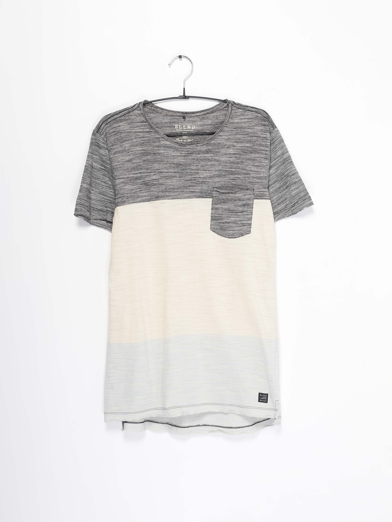 Футболка Blend модель 20704979_сірий комб. Фото