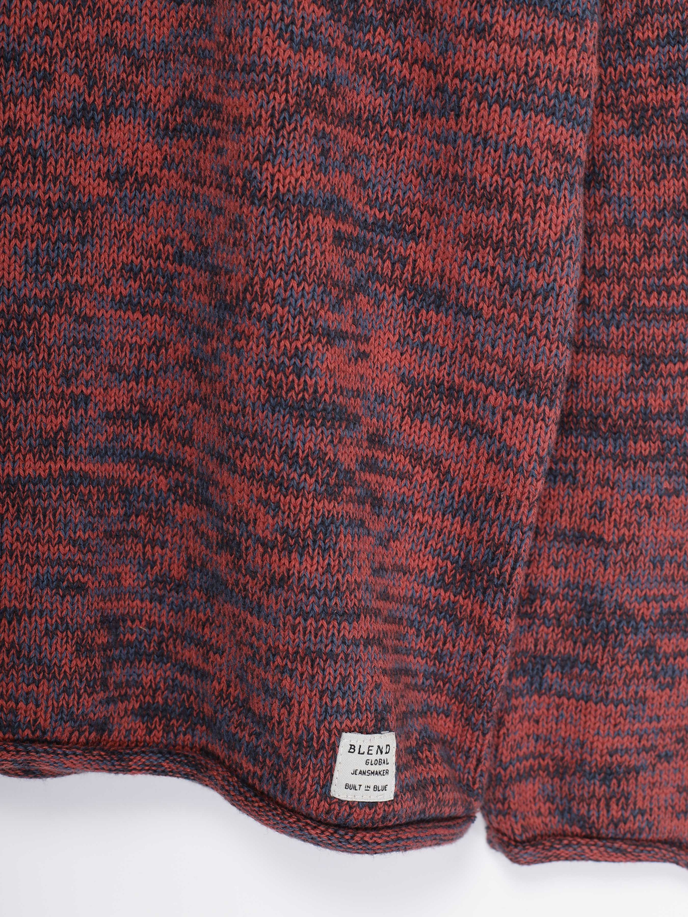 Джемпер Blend модель 20705054_с.бордовий комб. Фото