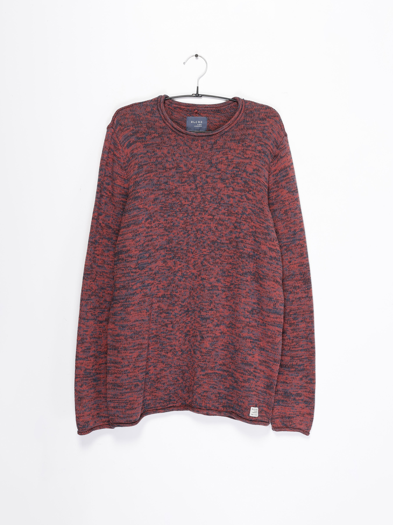Джемпер Blend модель 20705054_с.бордовий комб. Фото
