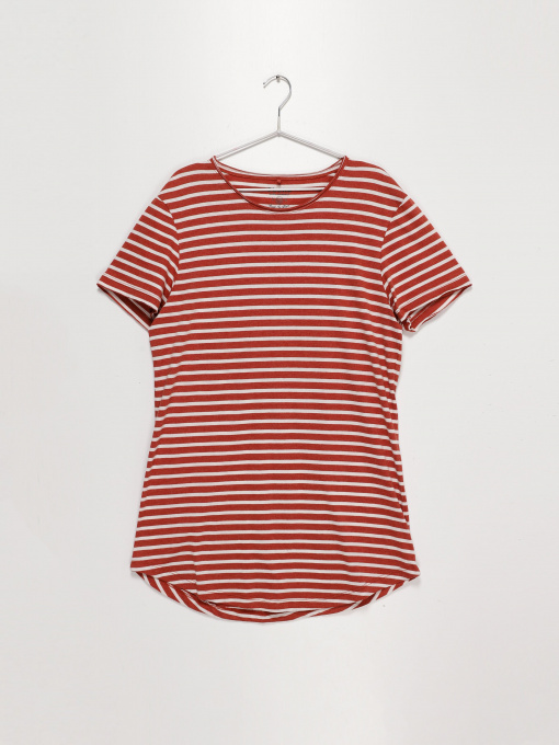 Футболка Blend модель 20706017_коричневий з білим Фото