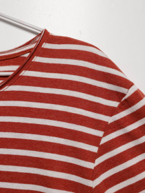 Футболка Blend модель 20706017_коричневий з білим Фото