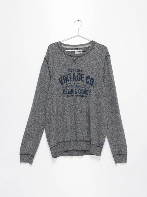 Свитшот Blend модель 20706027_сірий з синім Фото