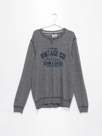 Свитшот Blend модель 20706027_сірий з синім Свитшот Blend модель 20706027_сірий з синім Фото