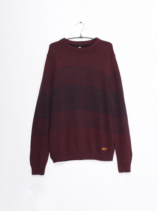 Джемпер Blend модель 20706612_т.бордовий комб. Фото