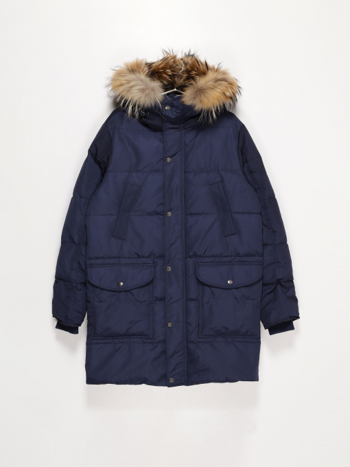 Пуховик Bomboogie модель CM796B_т.синій Фото