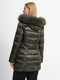 Пуховик Bomboogie модель CW106L_т.зелений Фото