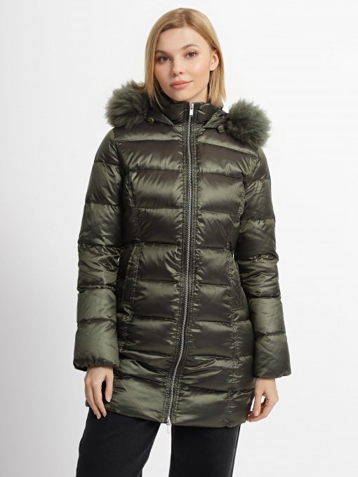 Пуховик Bomboogie модель CW106L_т.зелений Фото