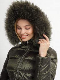 Пуховик Bomboogie модель CW106L_т.зелений Фото