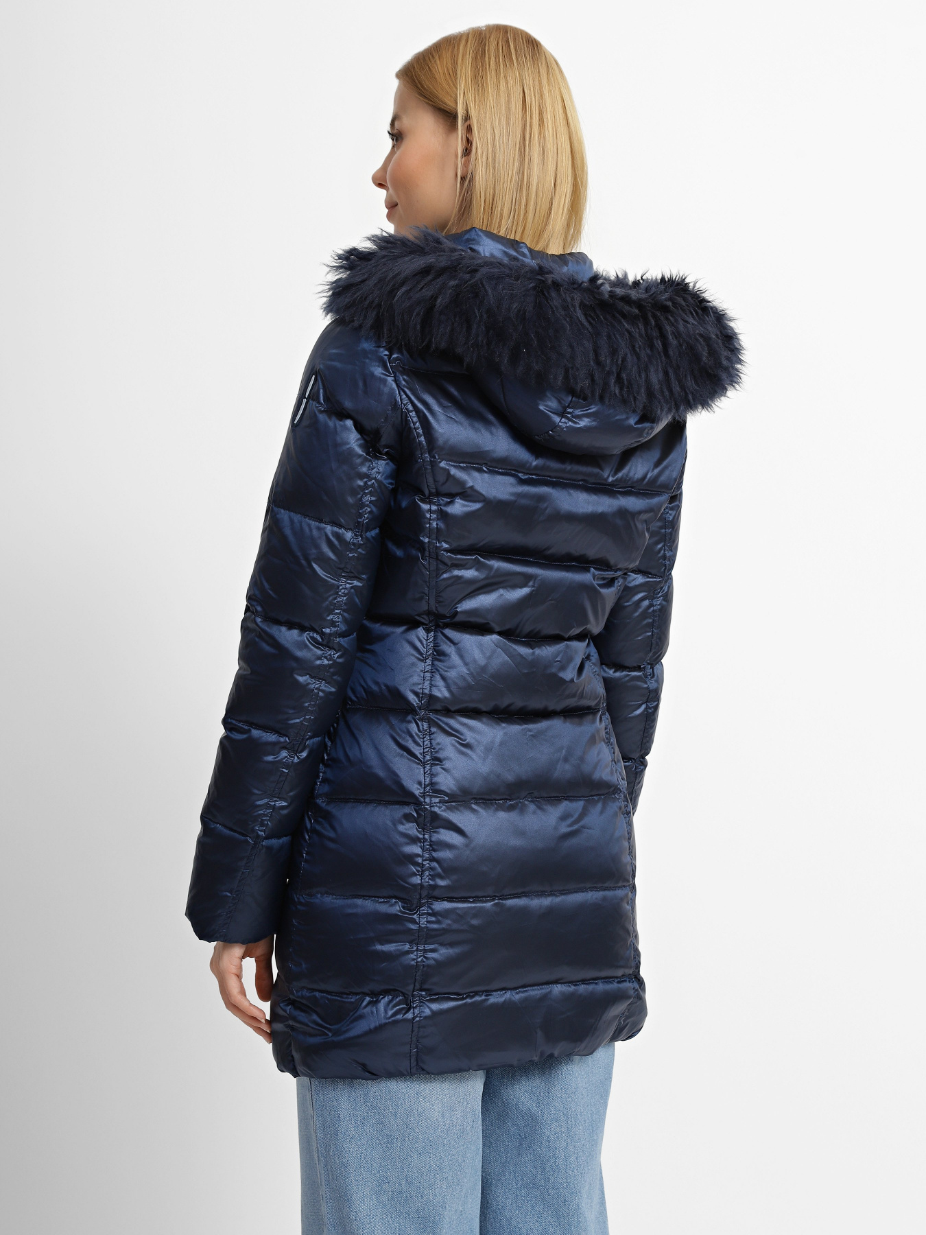 Пуховик Bomboogie модель CW106L_т.синій Фото