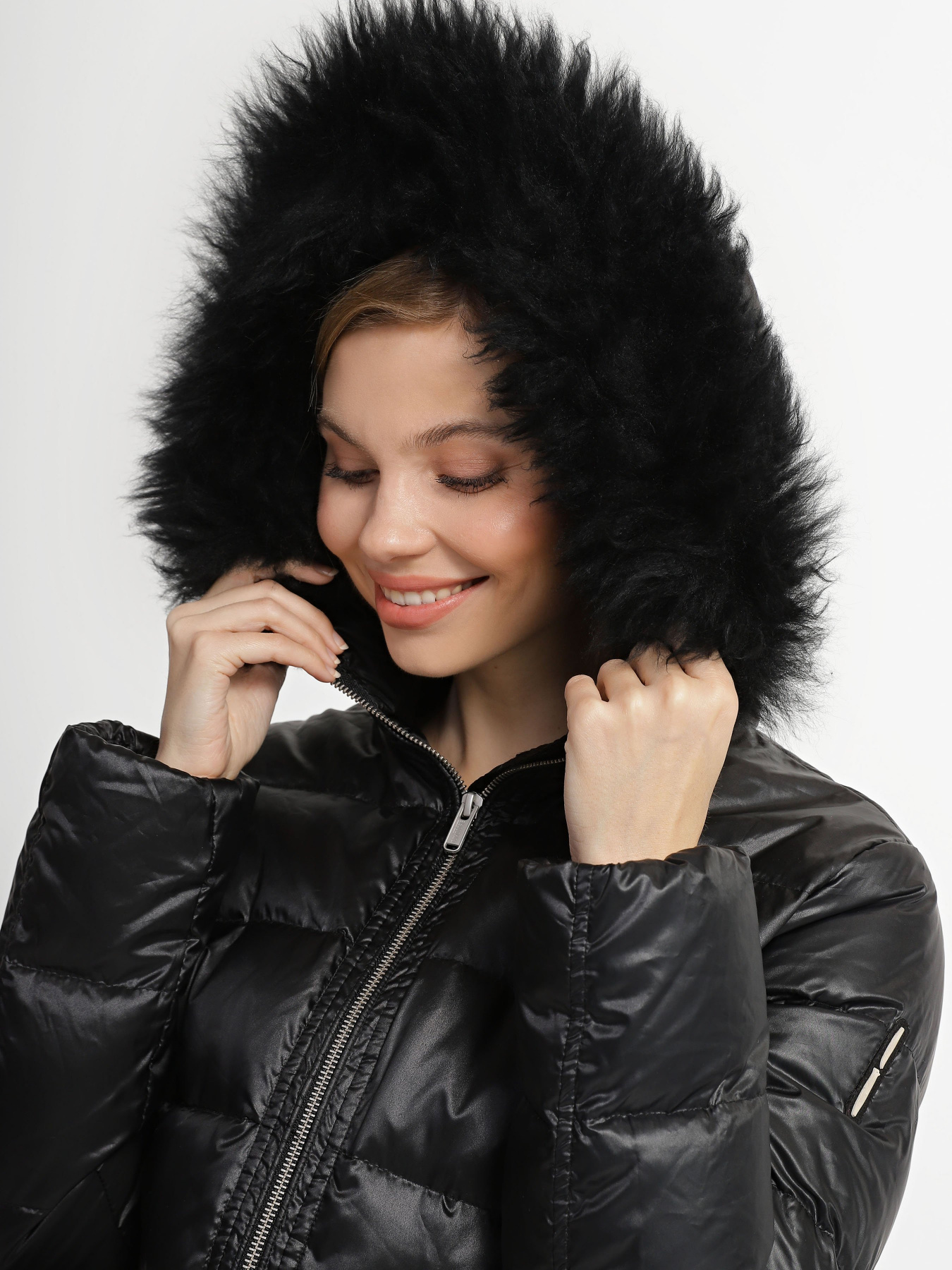 Пуховик Bomboogie модель CW106L_чорний Фото