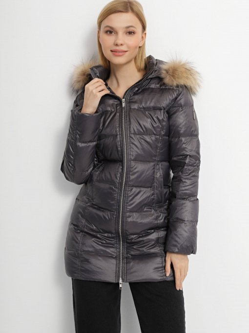 Пуховик Bomboogie модель CW106P_т.сірий Фото