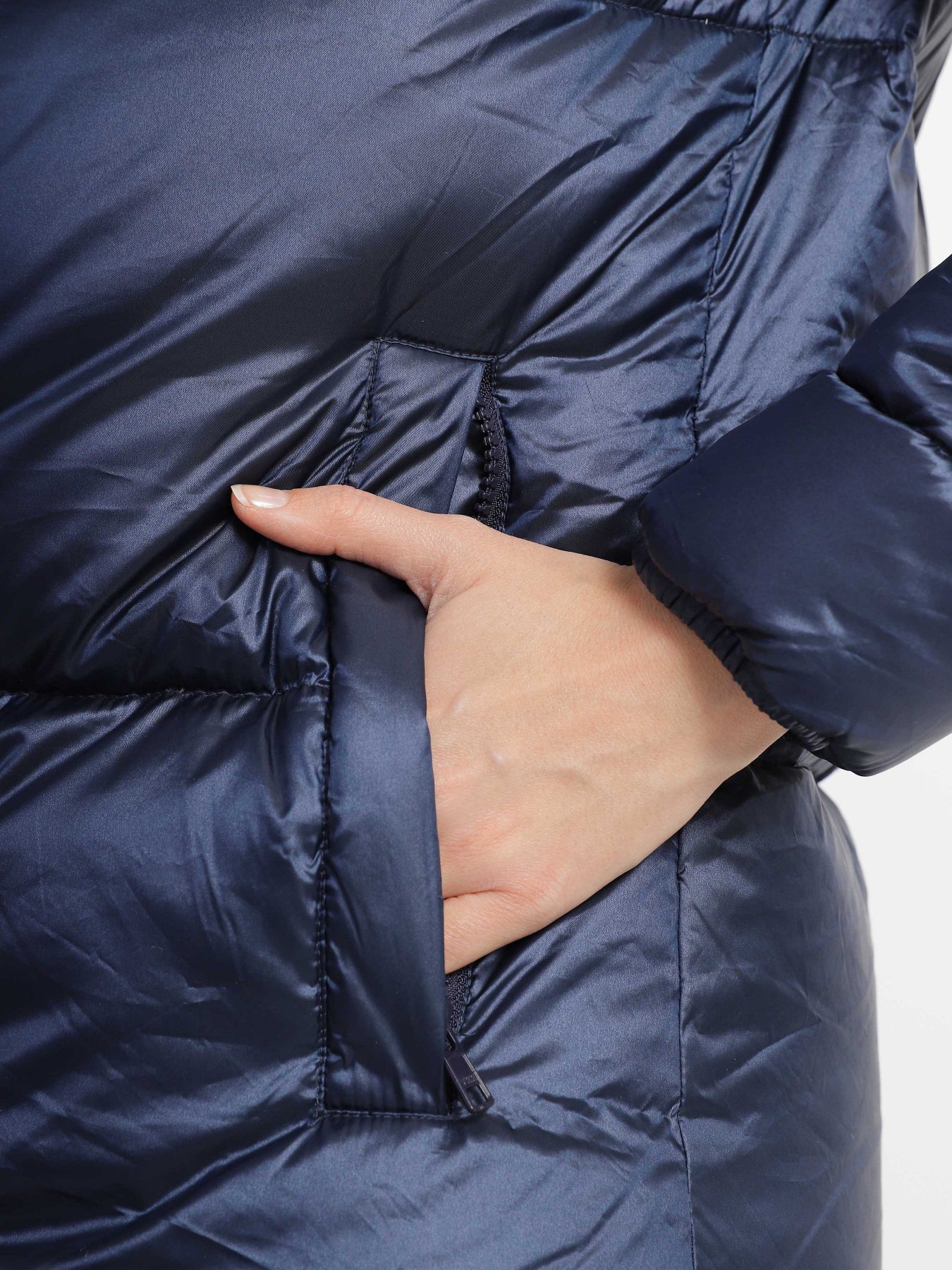 Пуховик Bomboogie модель CW3576_т.синій Фото