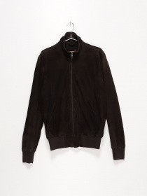 Шкіряна куртка Bomboogie модель JMCHEL7_т.коричневий Фото