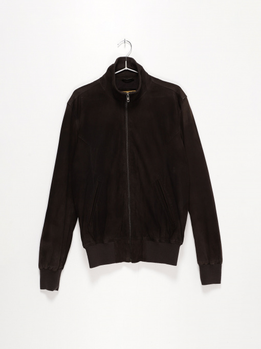 Шкіряна куртка Bomboogie модель JMCHEL7_т.коричневий Фото