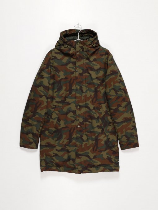 Пуховик Bomboogie модель CM3867_хакі комб. Фото