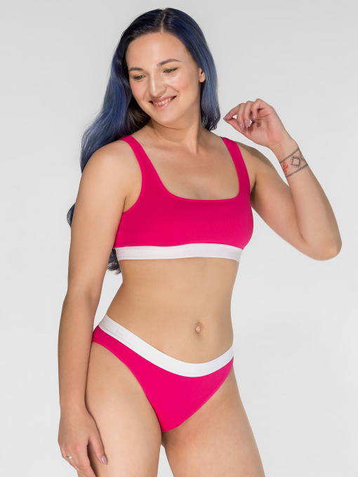 Топ Brabrabra 006A модель SLZ23901006-фуксія Фото