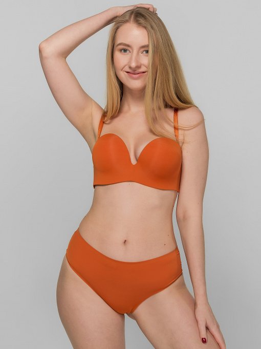 Трусы Brabrabra модель 004C, темный апельсин Фото