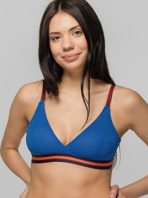 Бюстгальтер Brabrabra модель 014U, морской синий Фото