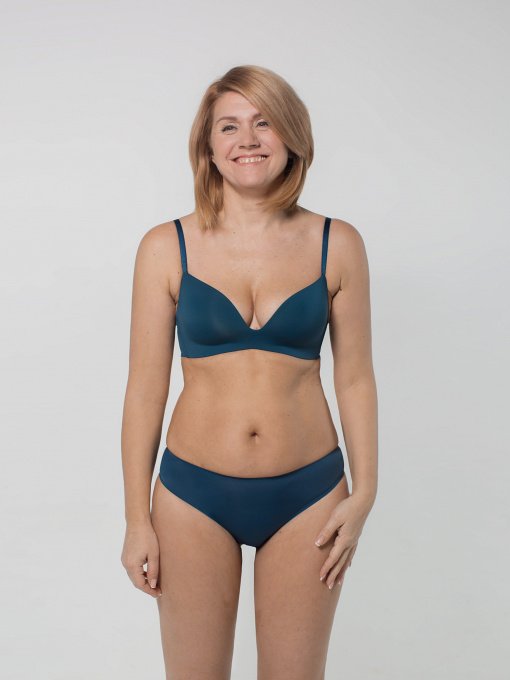 Бюстгальтер Brabrabra модель 015С, аквамарин Фото