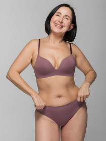 Бюстгальтер Brabrabra модель 015С, виноград Фото