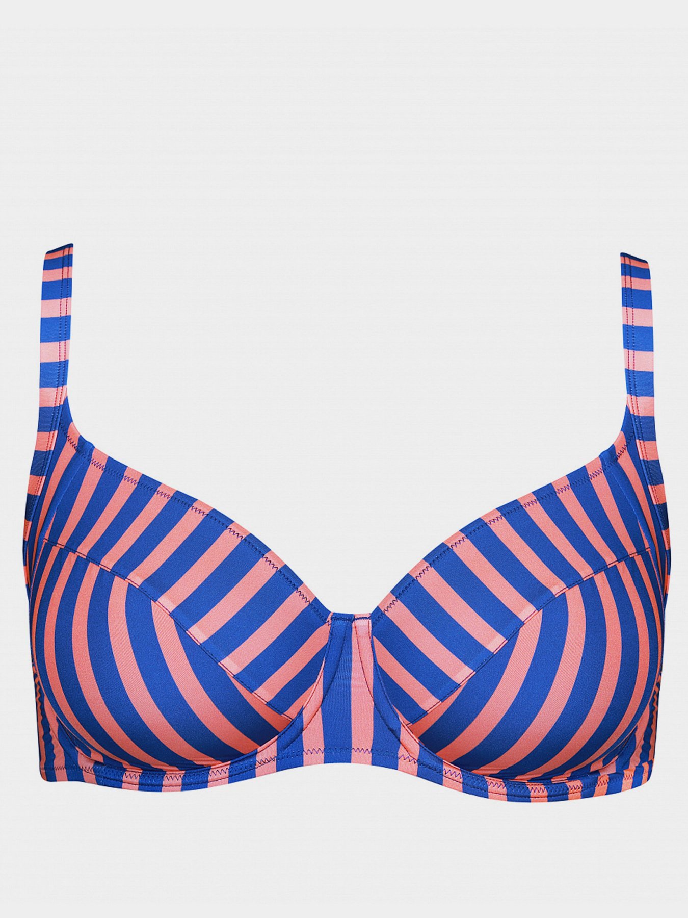 Купальник Brabrabra модель 007V, принт синий Фото