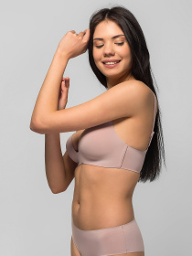 Бюстгальтер Brabrabra модель 015С, бледно-розовый Фото