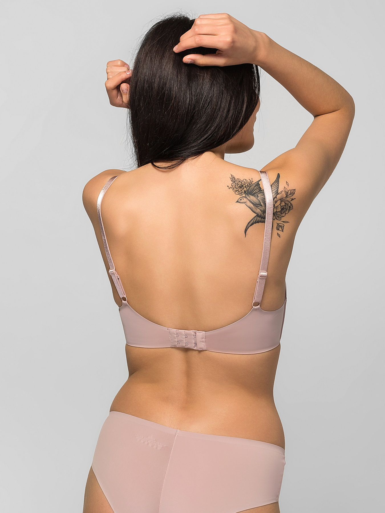 Бюстгальтер Brabrabra модель 015С, бледно-розовый Фото