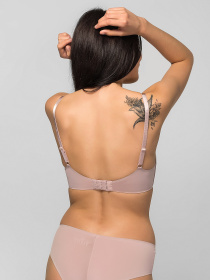 Бюстгальтер Brabrabra модель 015С, бледно-розовый Фото