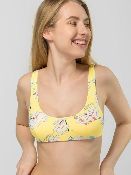 Верхняя часть купальника Brabrabra модель SO205118_yellow Фото