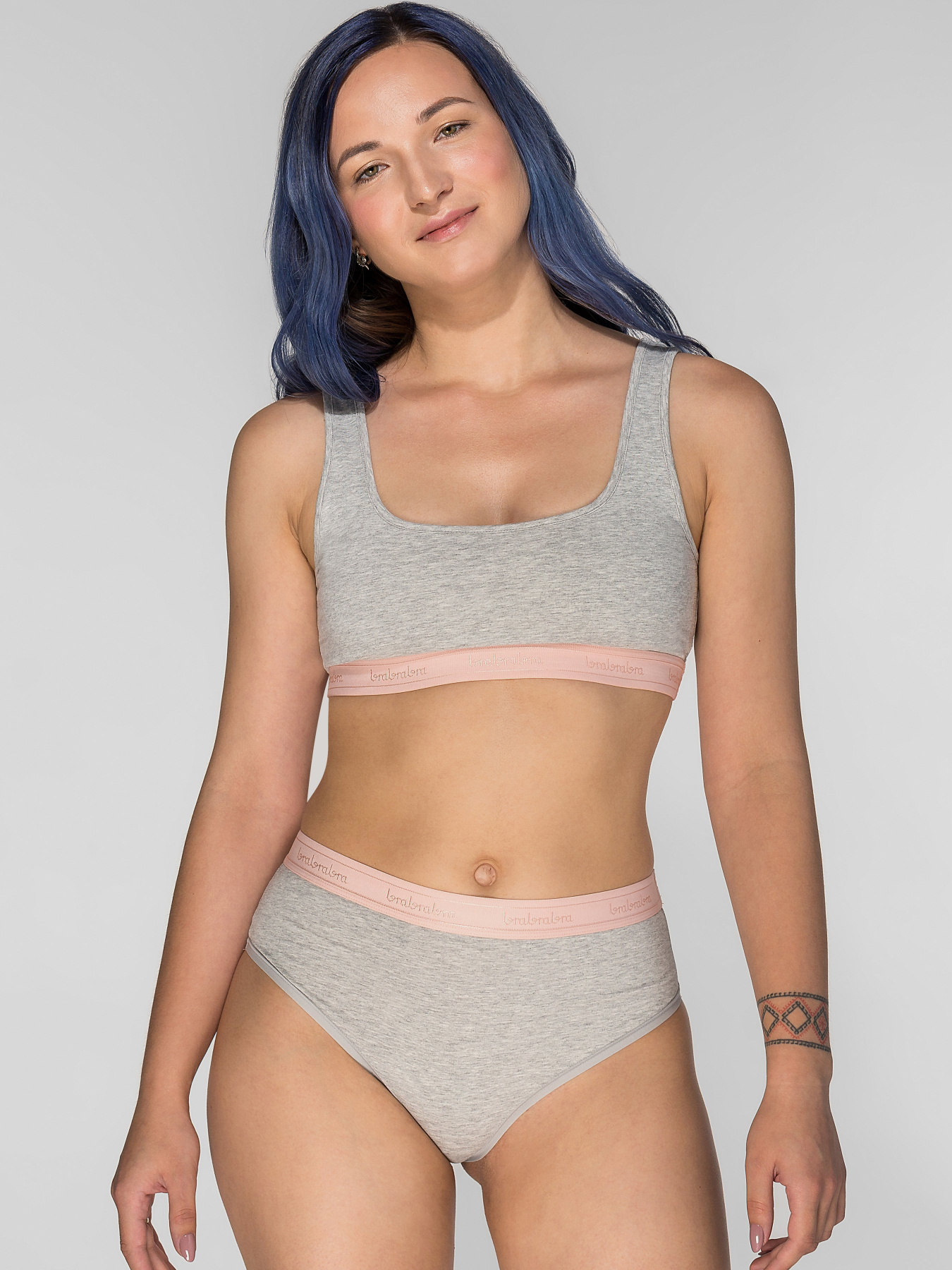 Труси Brabrabra 021S модель SLZ23302021-сірий Фото